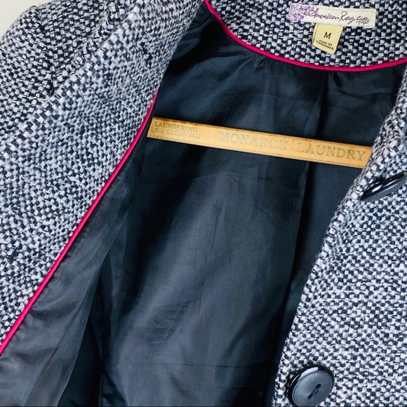 American Rag cie 1984 || Tweed Pea Coat; Size M - Picture 8 of 14